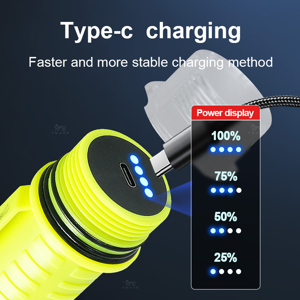 New Portable Professional LED  - Underwater Flashlight review and price
