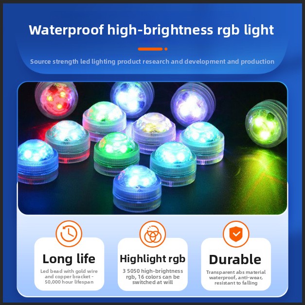 Remote Control RGB Decorative  - Underwater Flashlight review and price