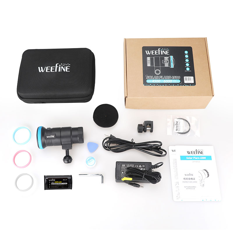 WEEFINE  SolarFlare 4500 WF102 - Underwater Flashlight review and price
